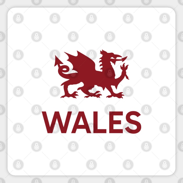 Wales National Symbol Magnet by kindacoolbutnotreally